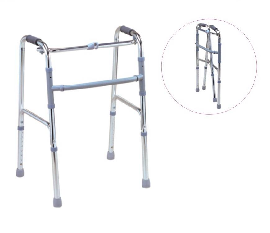 Home Stand Assist Walker Foldable Walking Frame Mobility Aid 80cm