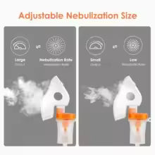 Portable Nebulizer, Nebulizer Machine for Adults Kids, Mini Handheld Timing can Nebulizer with Mouthpiece Adults&Chlid Masks