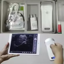 Wireless Ultrasound Probe scanner portable machine WIFI ultrasound scanner Machine support iOS Android Windows free suitcase