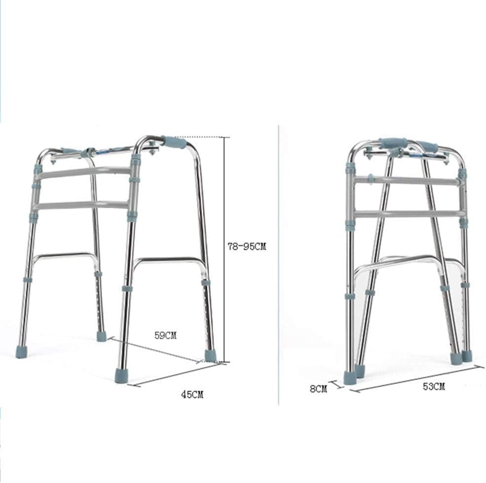 Home Stand Assist Walker Foldable Walking Frame Mobility Aid 80cm