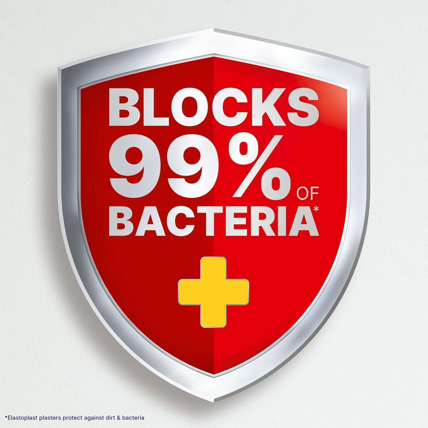 Elastoplast Water Resistant Plastic Plasters, Dirt and Water Resistant, First Aid Plasters, 80 Strips