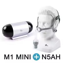 Protable Mini Auto CPAP Machine Bluetooth APAP with Nasal Pillows Mask for Sleep Apnea Anti Snoring Treatment