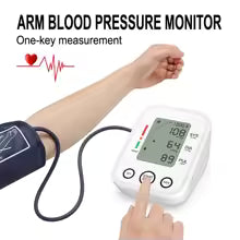 Arm Blood Pressure Monitor Automatic Digital Tonometer Tensiometer Pulsometer Sphygmomanometer Bp Machine