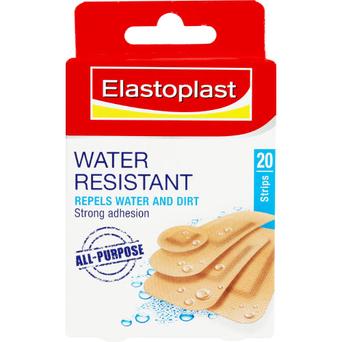 Elastoplast Water Resistant Plasters 20 Strips